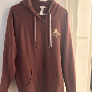 Sweat à Capuche Zippé Margaritaville Jimmy Buffett - Taille L Gris, Neuf Avec étiquettes